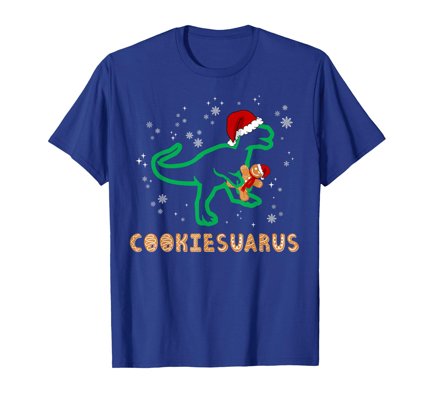 Cookiesaurus Christmas Dinosaur Rex Sugar Cookie T-Shirt