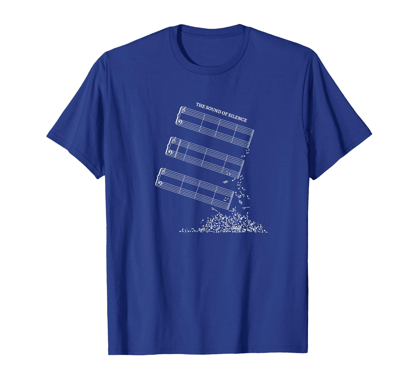 Music Sheet without Sheet Music - The Sound of Silence T-Shirt