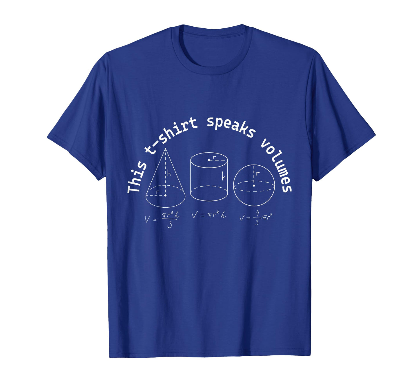 This T-Shirt Speaks Volumes Funny Maths Science Geeky Pun T-Shirt