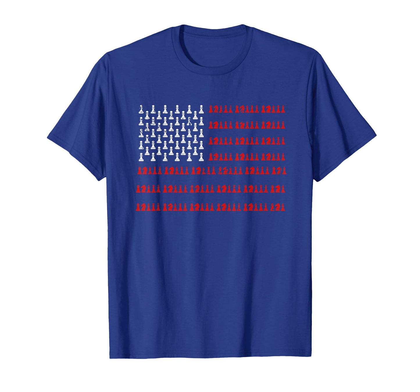 Chess Piece USA Flag Chess Player Gift Chess T-Shirt