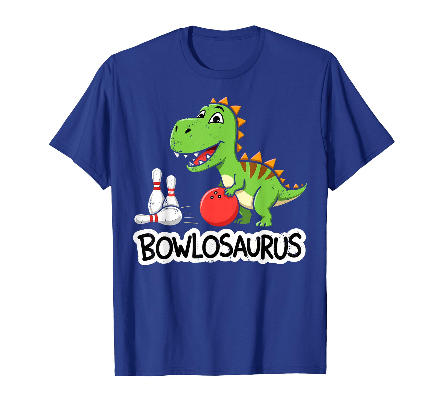 Bowler Dinosaur Bowlosaurus T-Rex Kids Funny Bowling Bowling T-Shirt