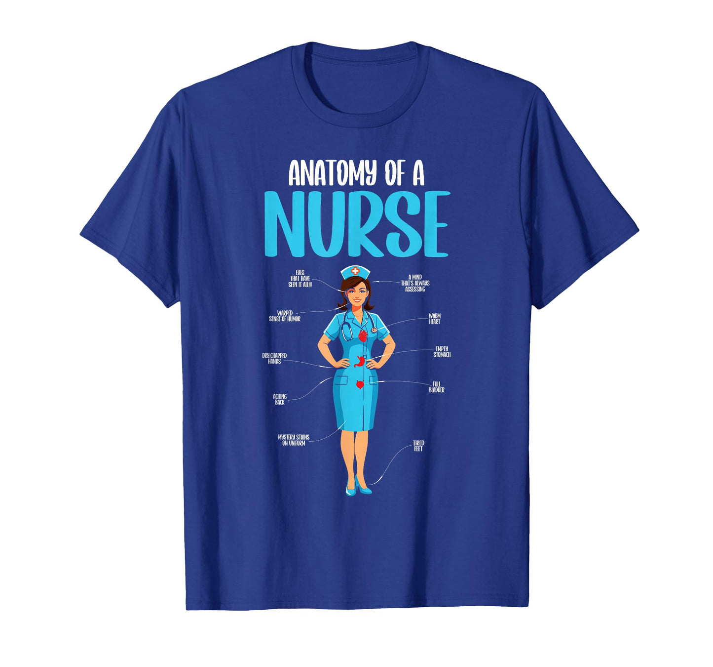 anatomy of a nurse funny nurse students women T-Shirt