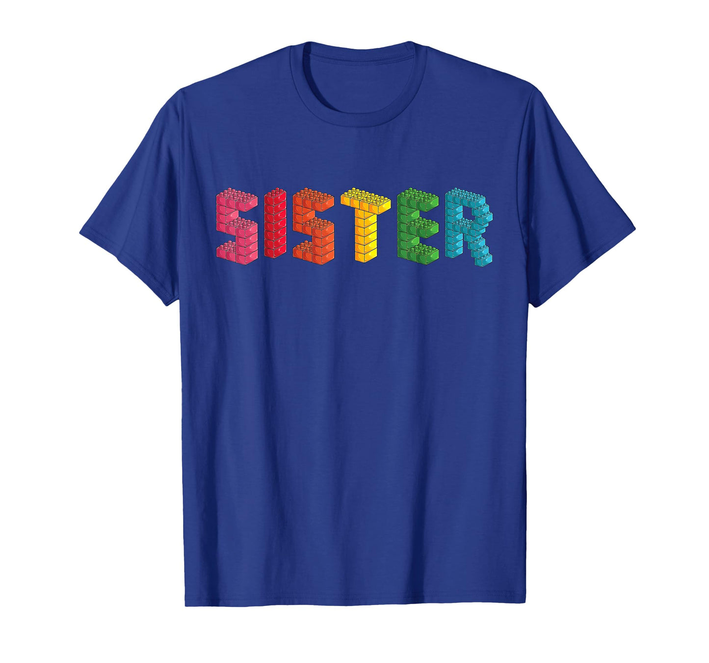Sister Master Builder Building Bricks Blocks Family Set Girl T-Shirt