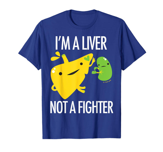 Cute Liver - Funny Cirrhosis Hepatitis Disease Support Humor T-Shirt