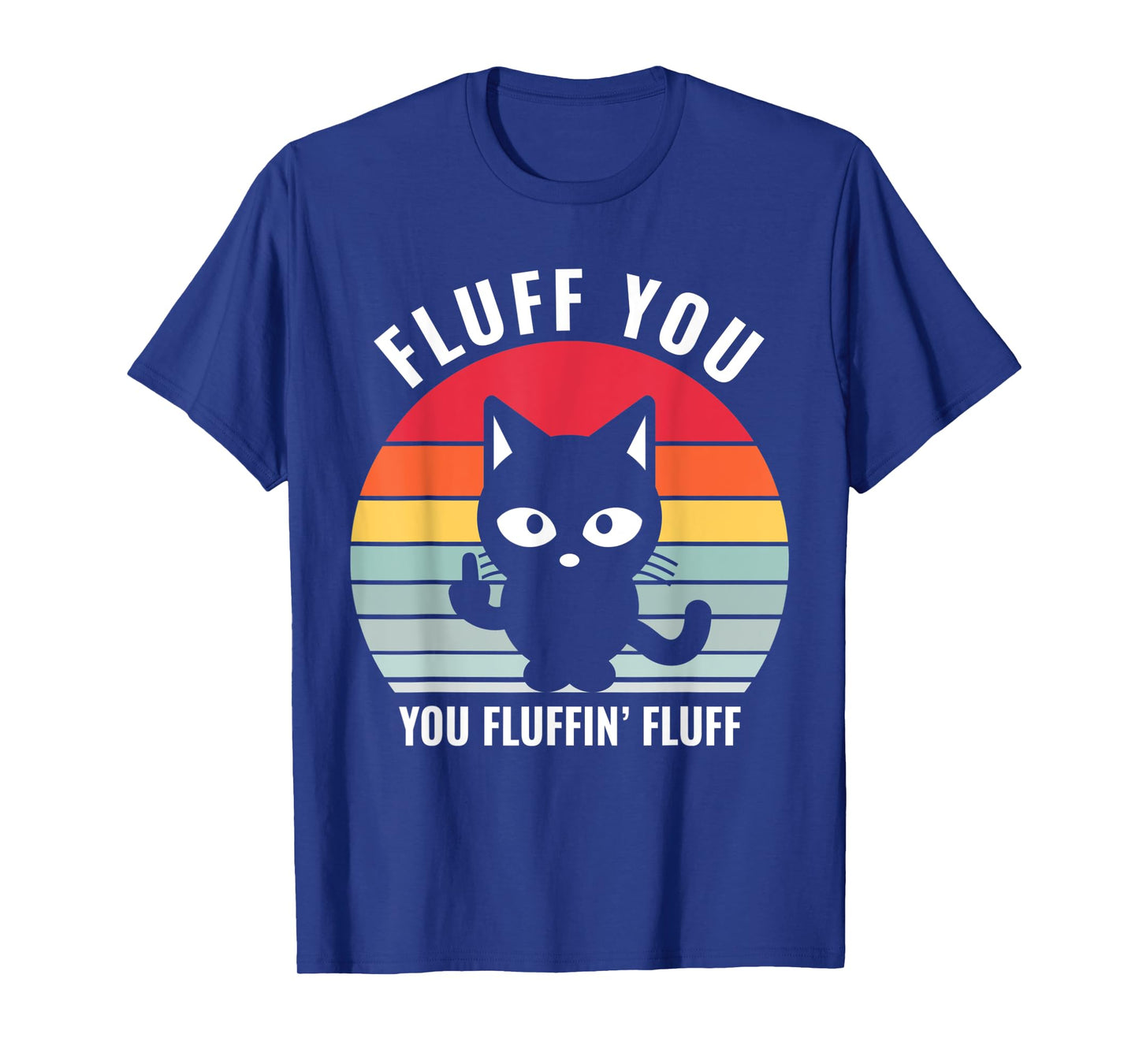 Mean Kitty Cat Middle Finger T-Shirt
