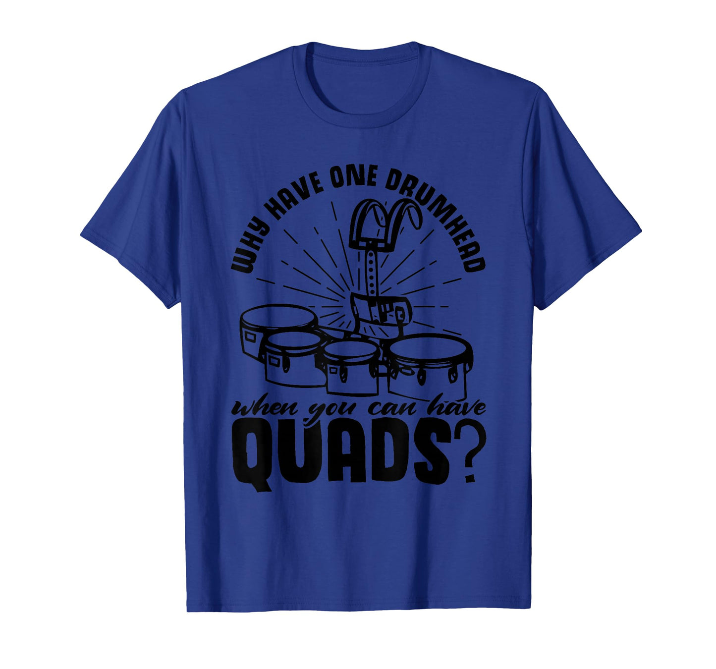 School Marching Band Tenor Drums Funny Drummer T-Shirt