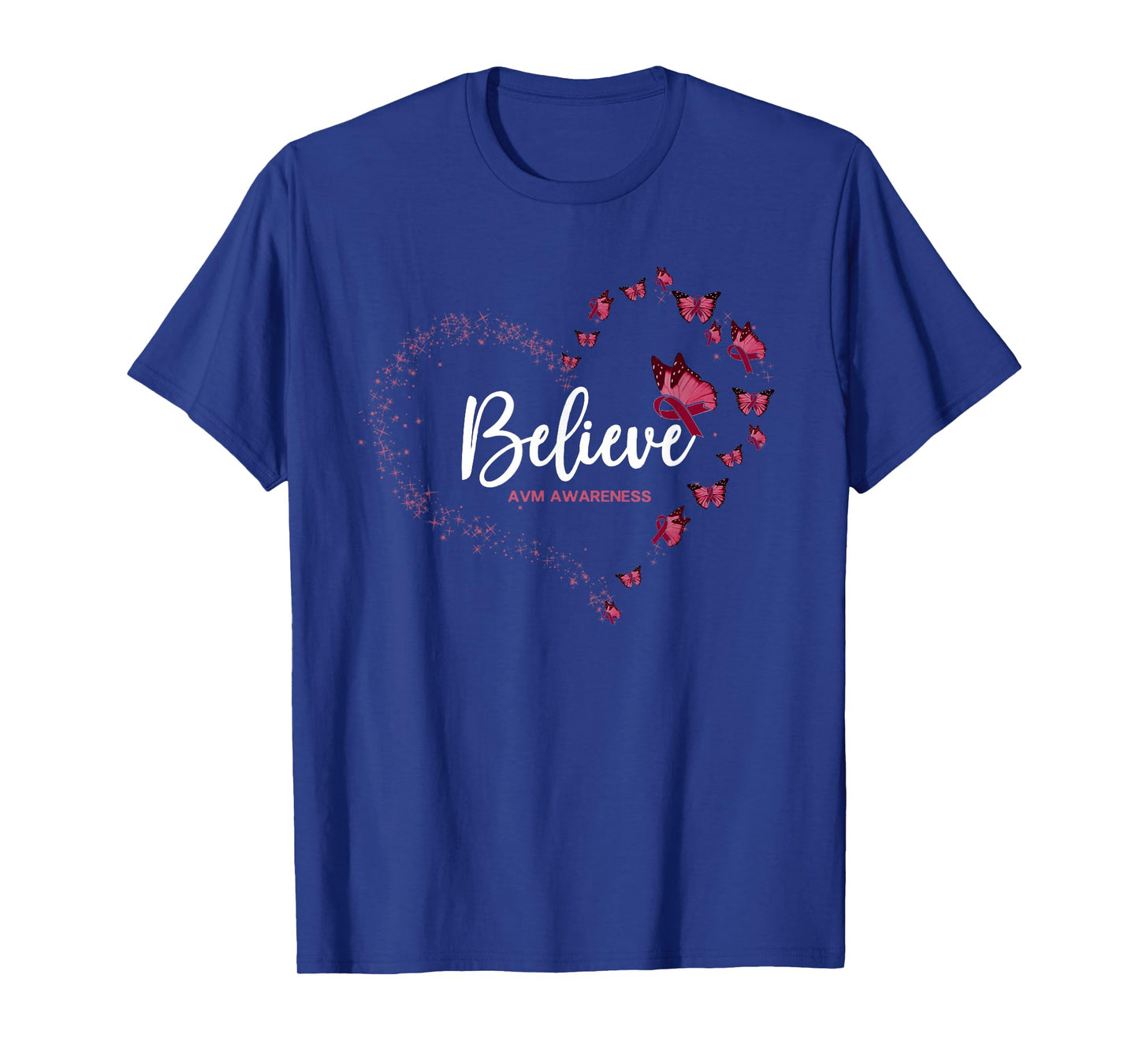 AVM Awareness Butterfly Believe T-Shirt