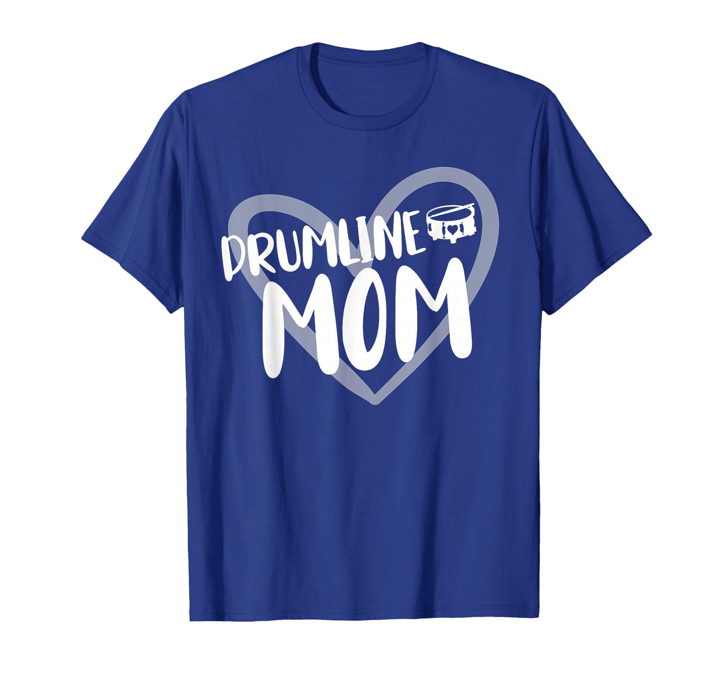 Drumline Mom Heart Marching Band T-Shirt