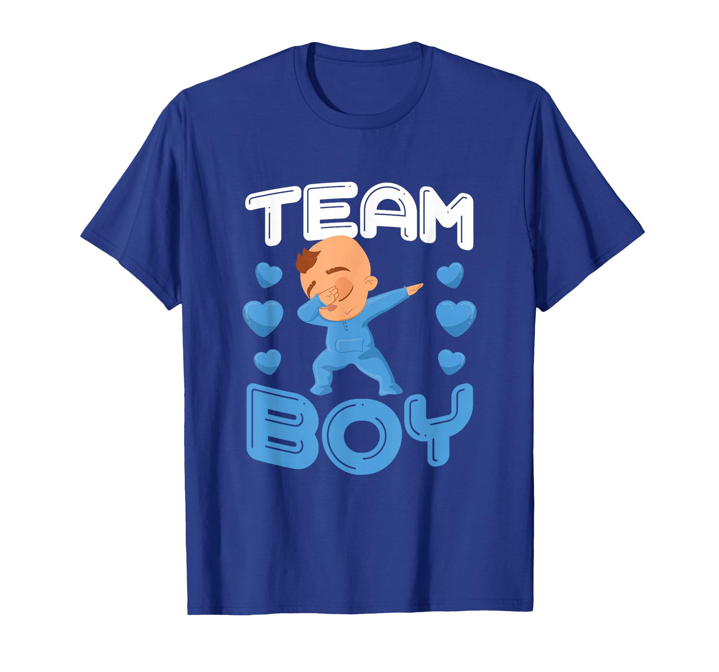 Cool Team Boy Gender Reveal Dabbing White Baby It's A Boy T-Shirt