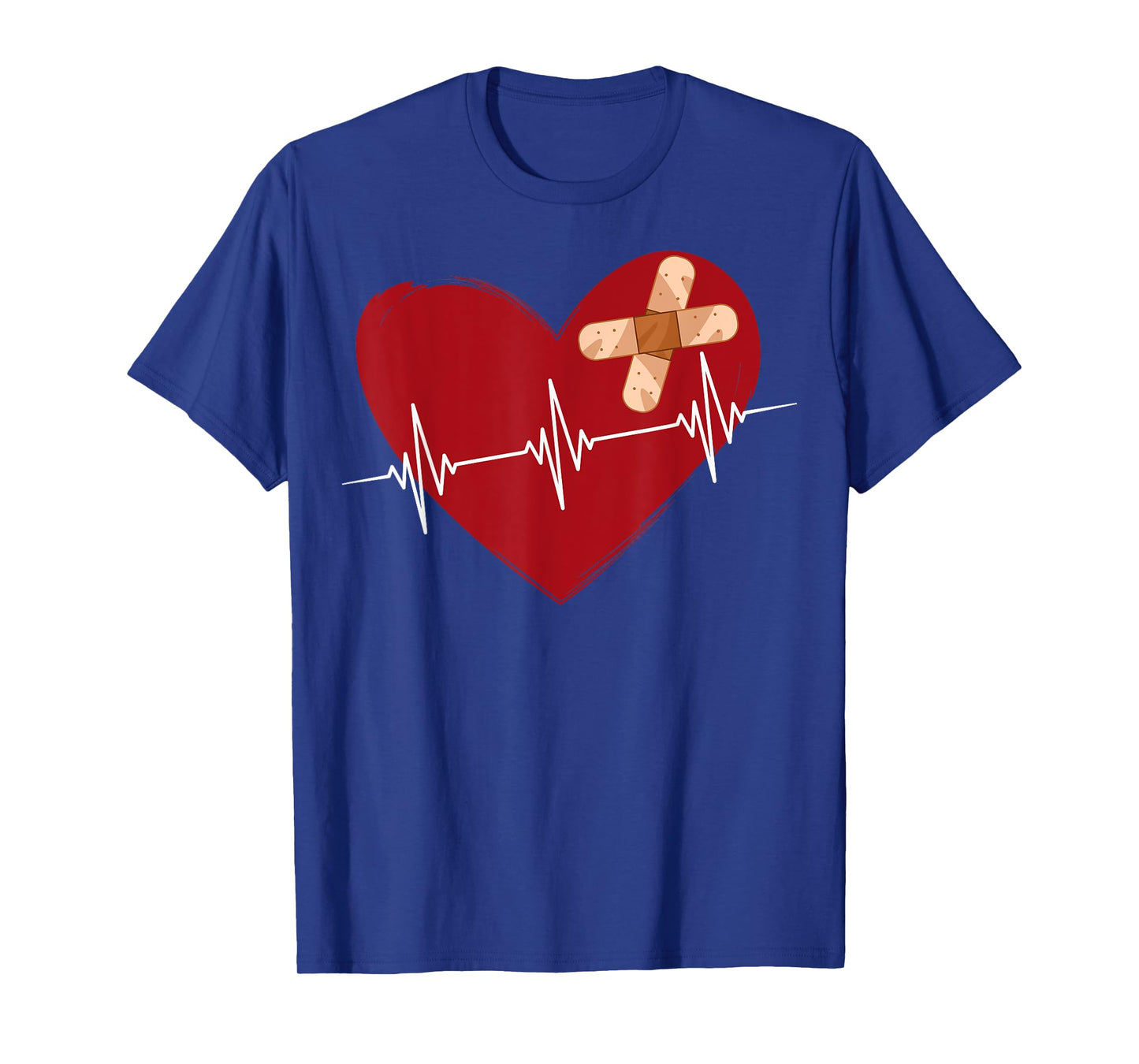 Coronary Diseases Artery Bypass Open Heart Surgery Heartbeat T-Shirt