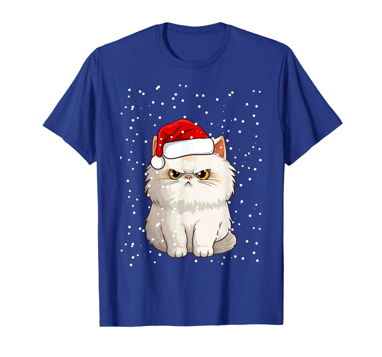 Funny Christmas Cat for Grumpy Teen, Girl, Boy, Mom or Dad! T-Shirt