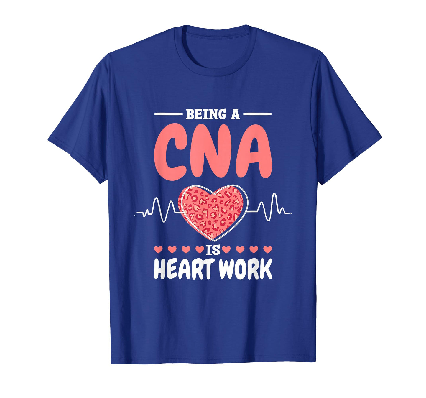 CNA Is A Heartwork Certified Nurse Assistant and RN T-Shirt, Small, Black