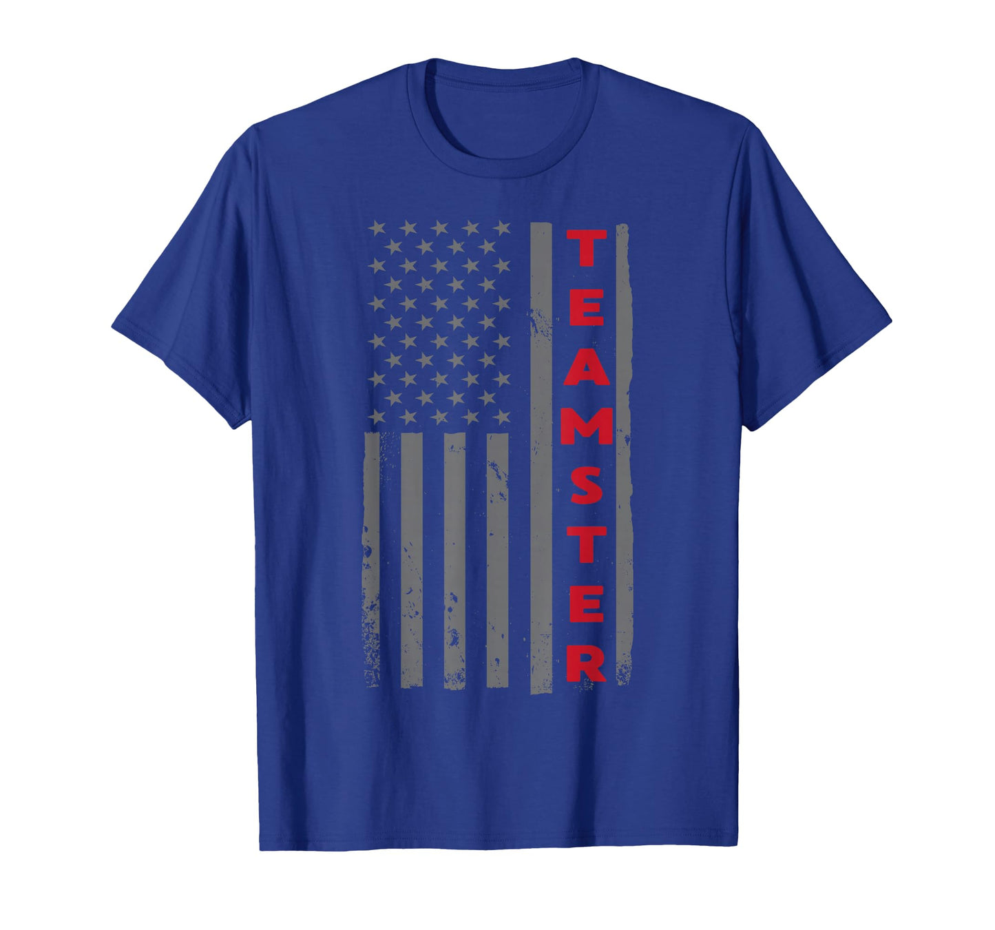Teamster American Flag Patriotic Truck Driver US Trucking T-Shirt