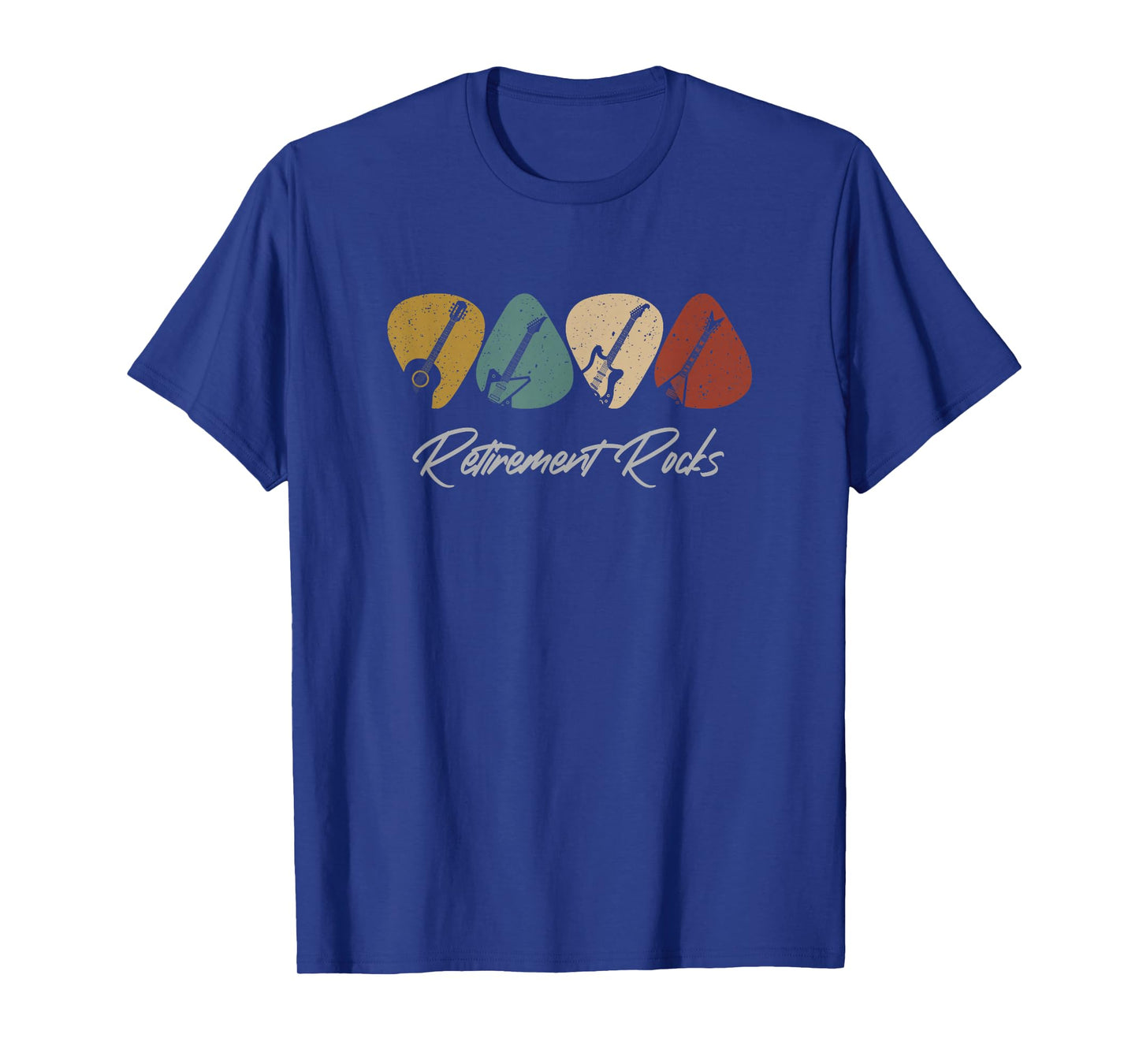 Retirement Rocks - Funny Guitar Player Guitarist T-Shirt