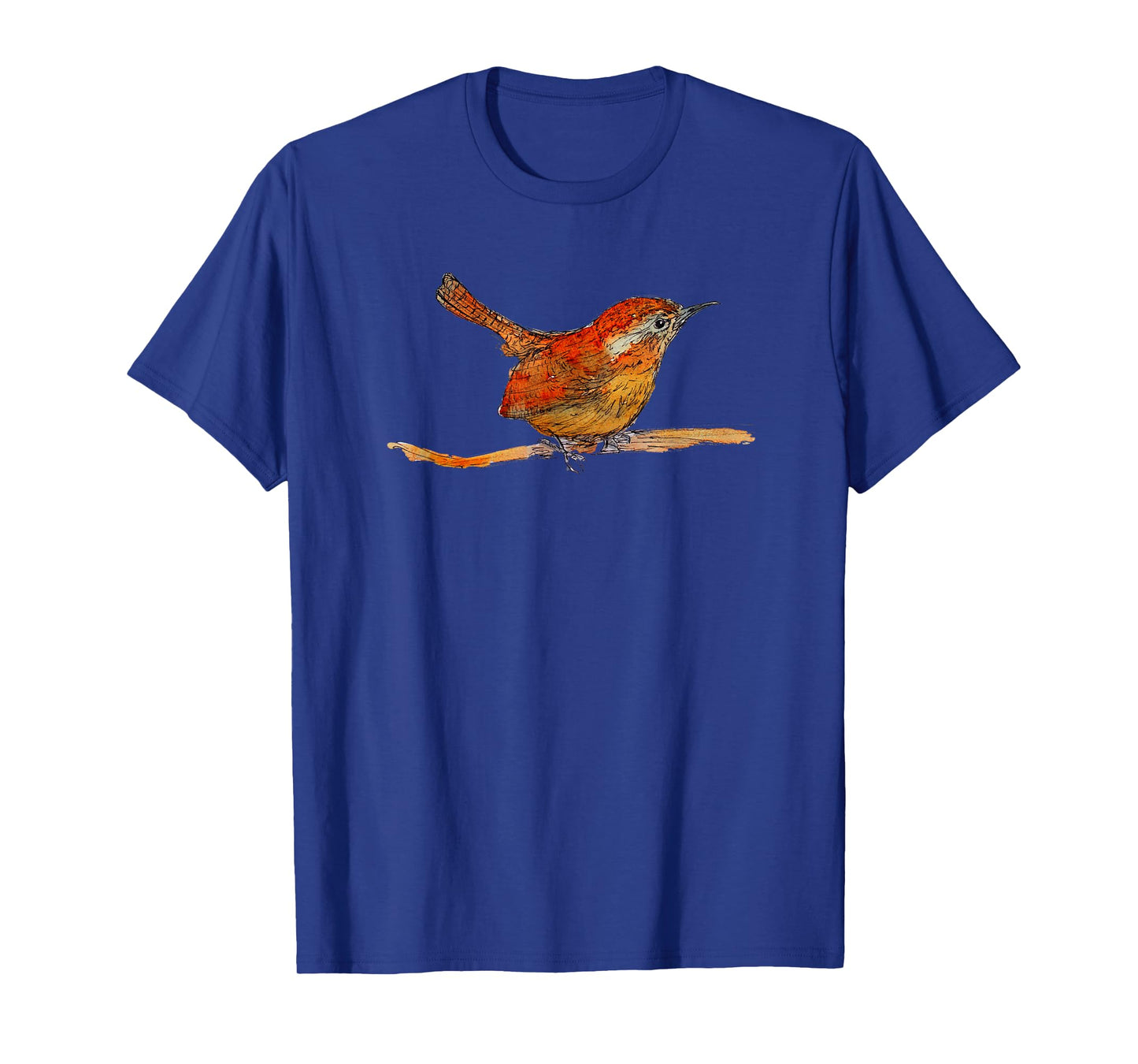 Wren, cute bird watercolour painting T-Shirt