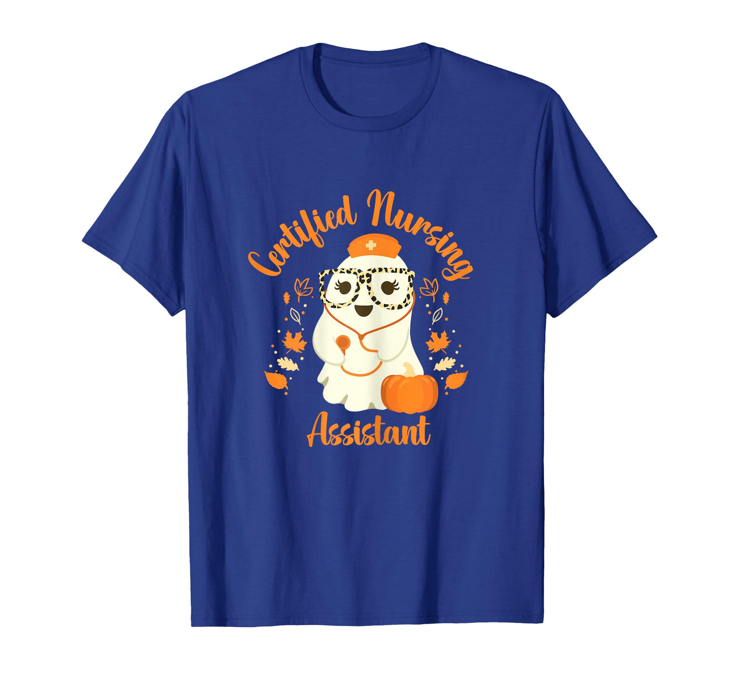Certified Nursing Assistant CNA Ghost Halloween Nurse T-Shirt