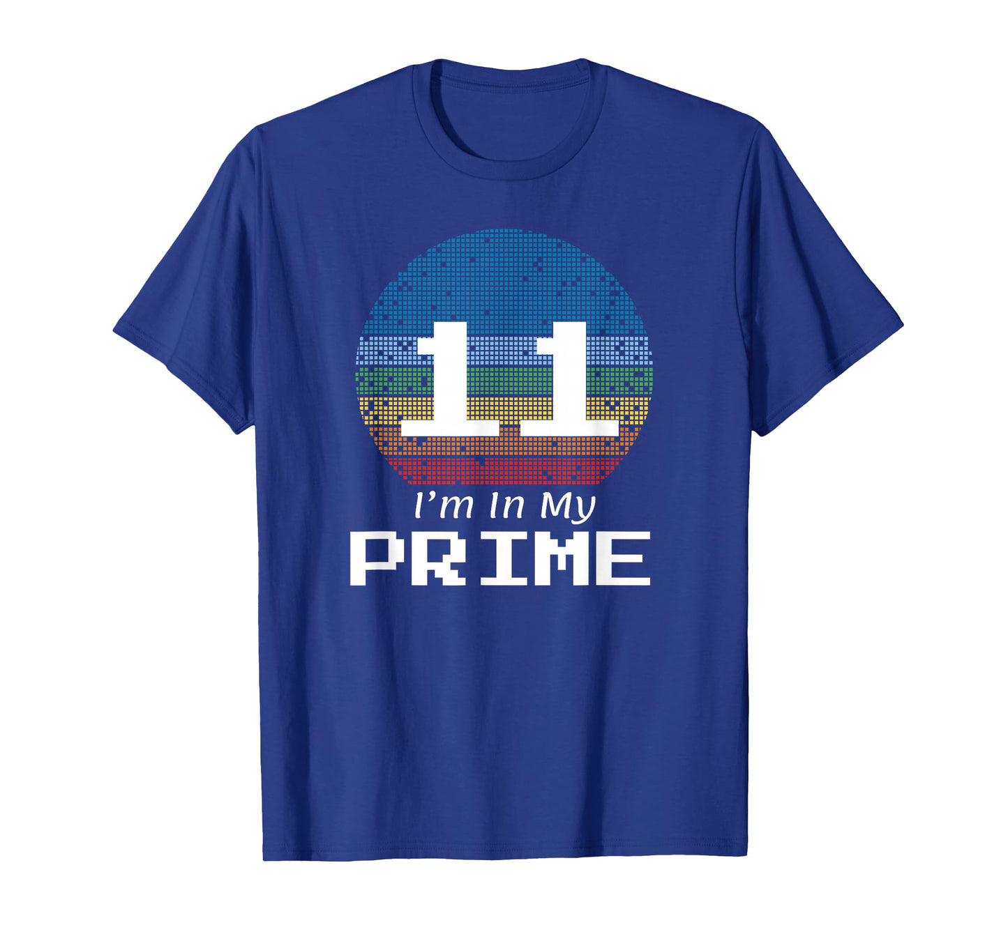 11 Year Old Birthday Prime Number Math T-Shirt