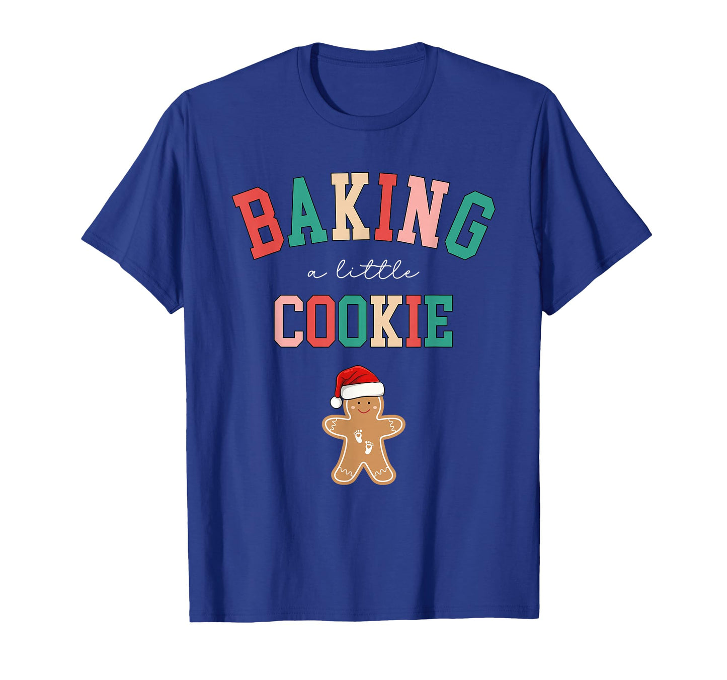 Baking A Little Cookie Cute Christmas Pregnancy Announcement T-Shirt