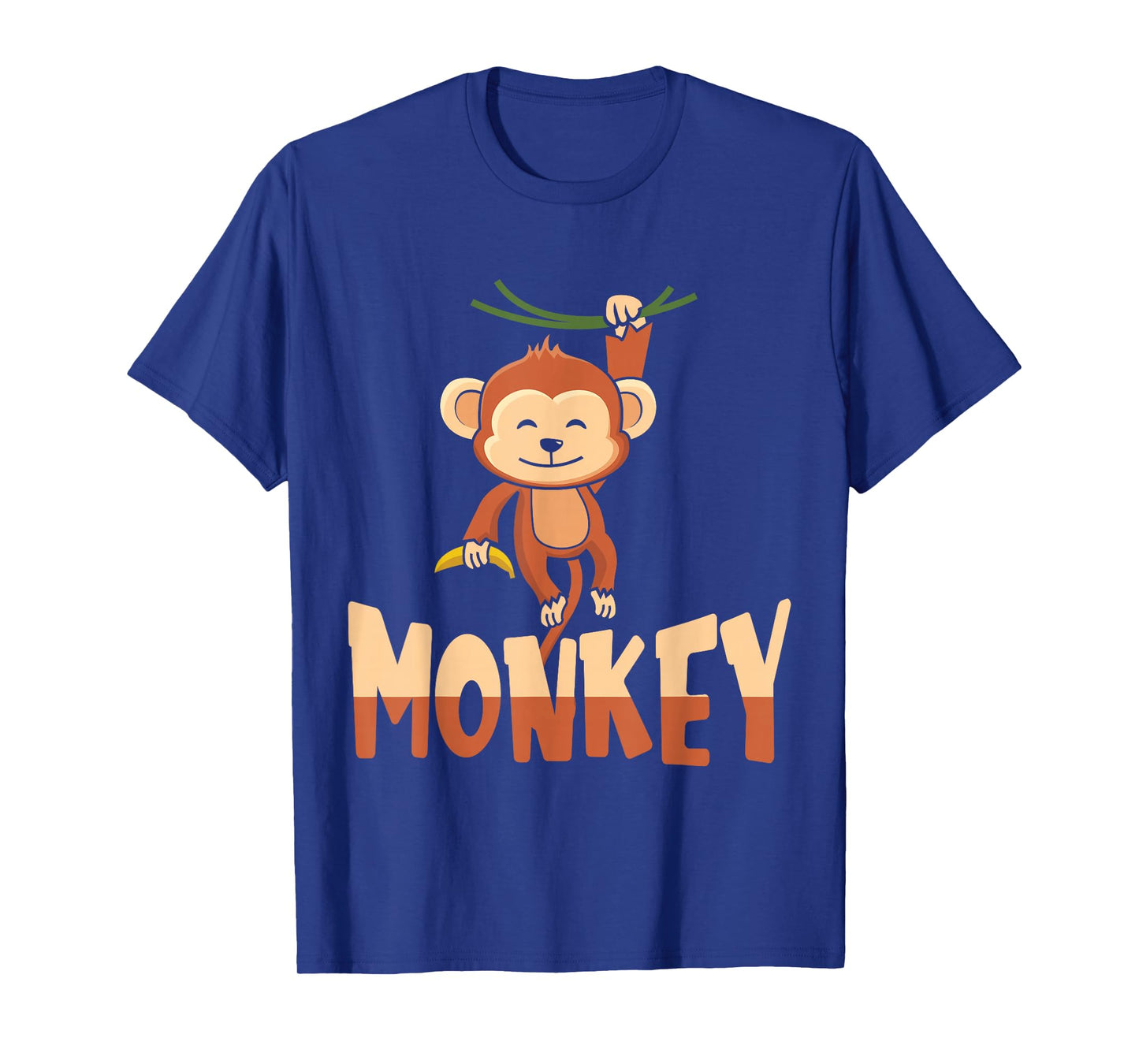 Zoo Animal Toddlers Kids Gift Cute Monkey T-Shirt