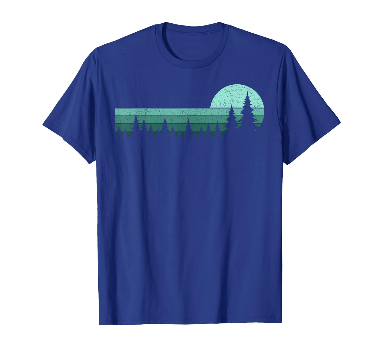 Trees Wildlife Nature Vintage Forest Pine Trees Men Women T-Shirt