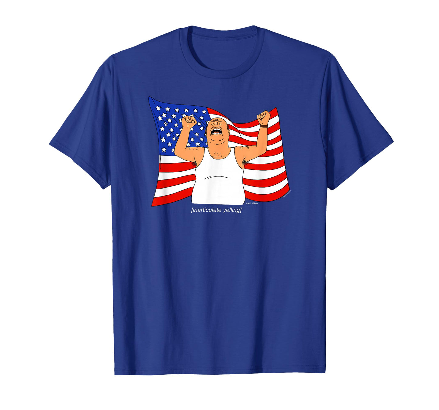King of The Hill Bill Dauterive Inarticulate Yelling Cartoon T-Shirt