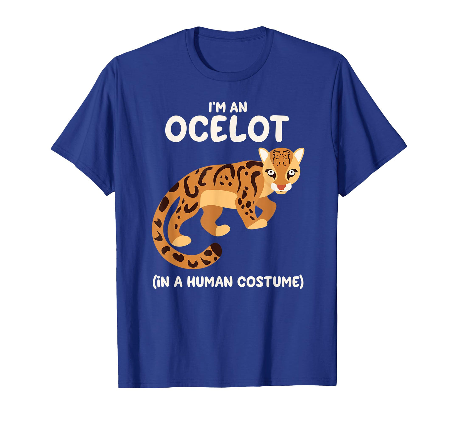 Ocelot Costume Funny Halloween Graphic T-Shirt