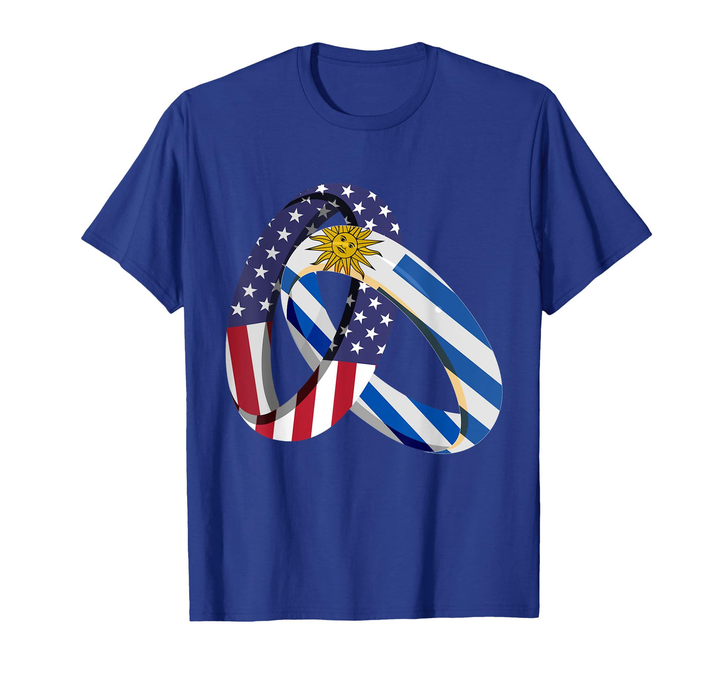 Uruguay American Ring Heritage Month Uruguayan Flag T-Shirt