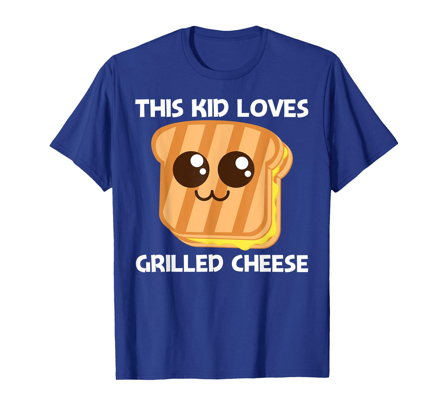Cute Grilled Cheese Design For Kids Boys Toast Bread Lovers T-Shirt