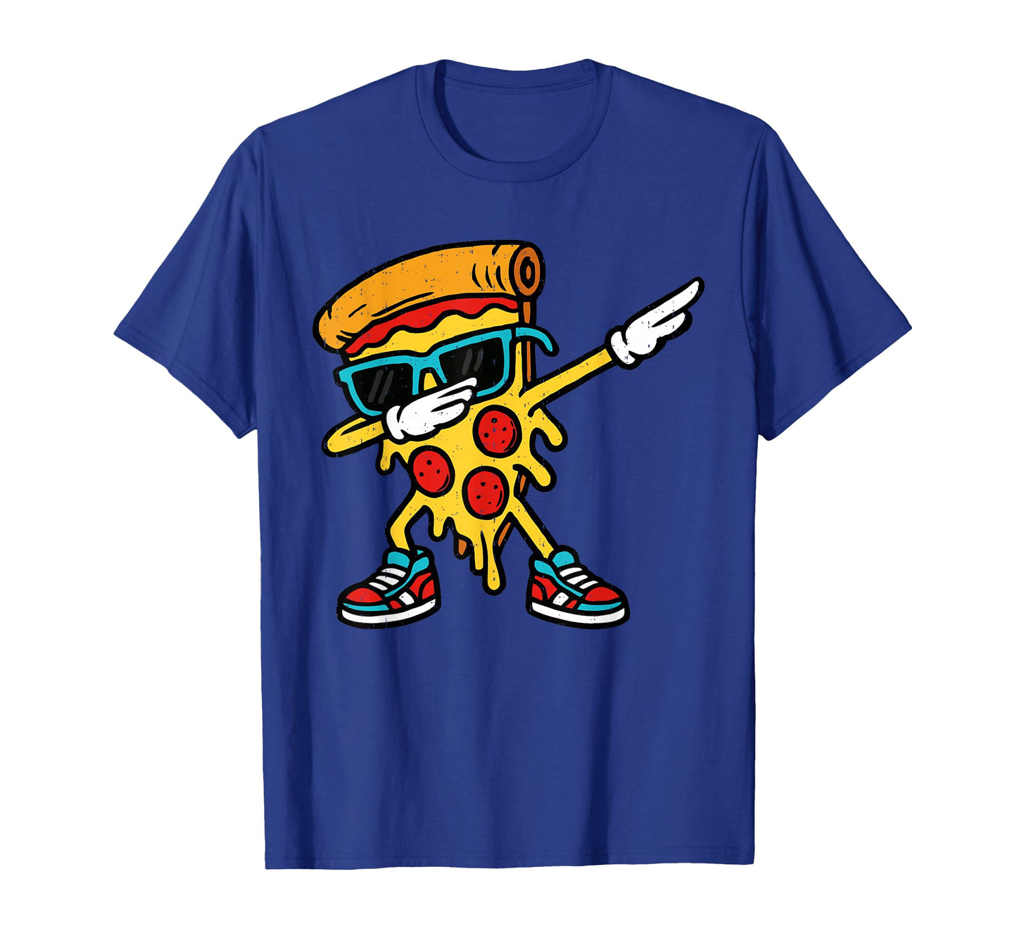 Dabbing Pizza Slice Fast Food Lover Foodie Dab Dance T-Shirt