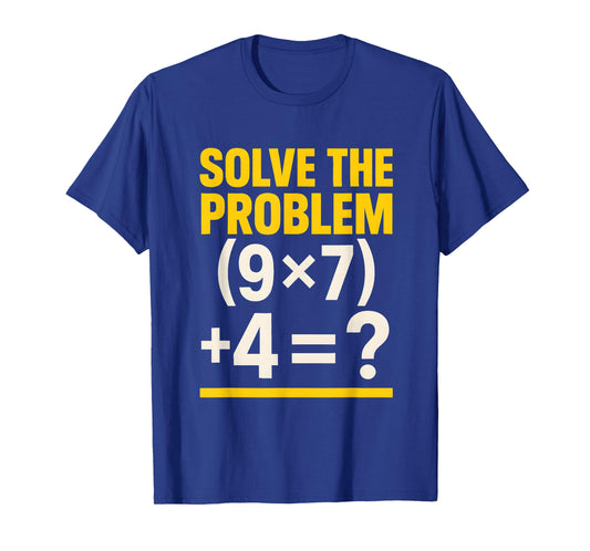 67 Meme Math Teacher Funny School 6-7 Brain Rot Six Seven T-Shirt
