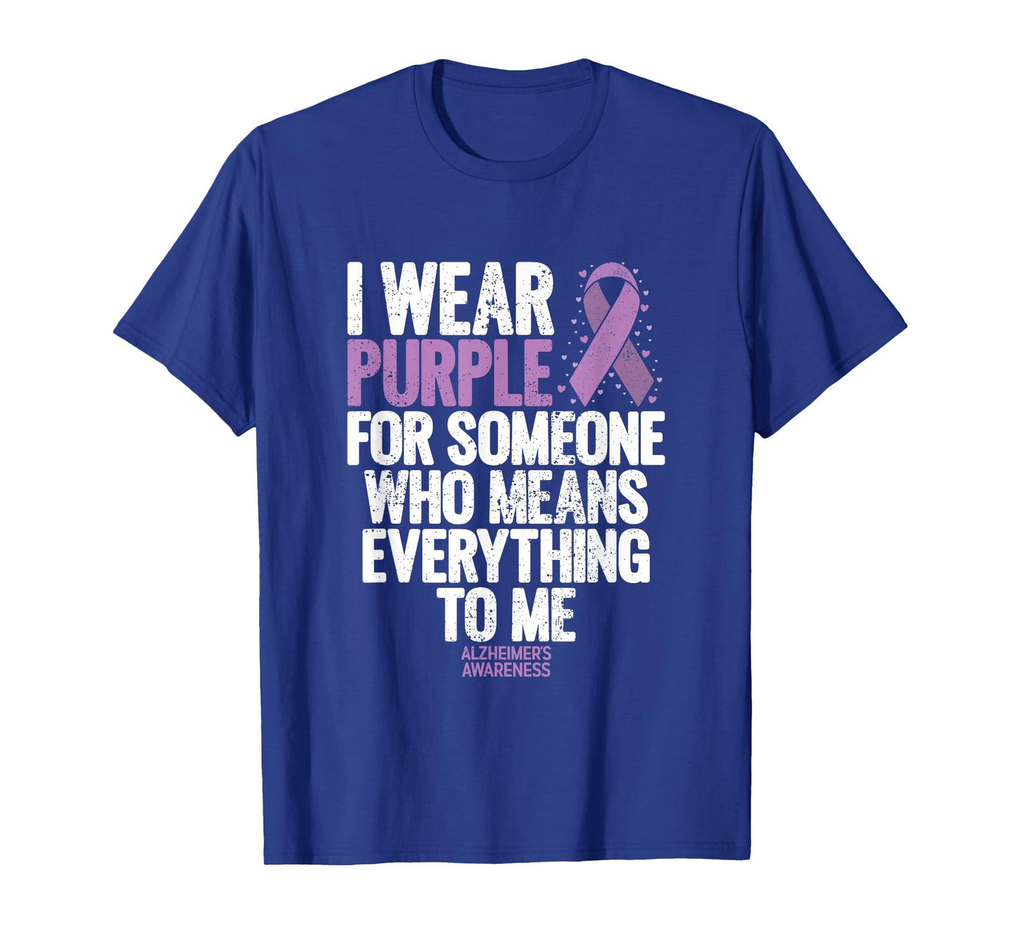 Alzheimers Shirt American Flag End Alz Alzheimer's Awareness T-Shirt