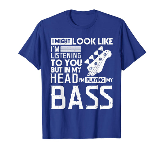 Bass Player Shirt Men Gift for Bass Guitar Player Bassist T-Shirt