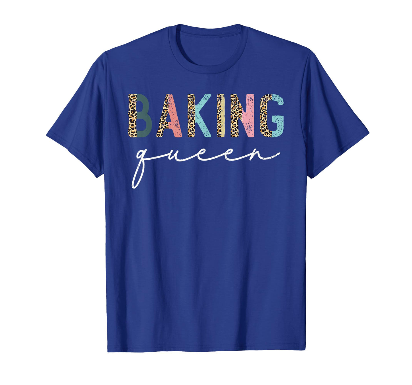 Baking Queen Leopard Baking Lover Baker Pastry Chef Bakery T-Shirt