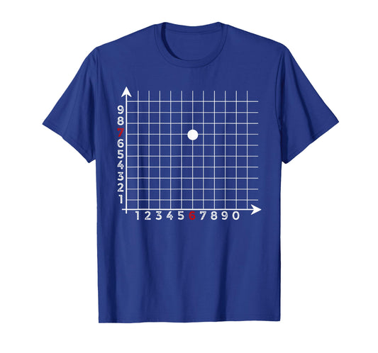 Coordinate (6,7) Funny Math Teacher 67 Six Seven Meme Math T-Shirt