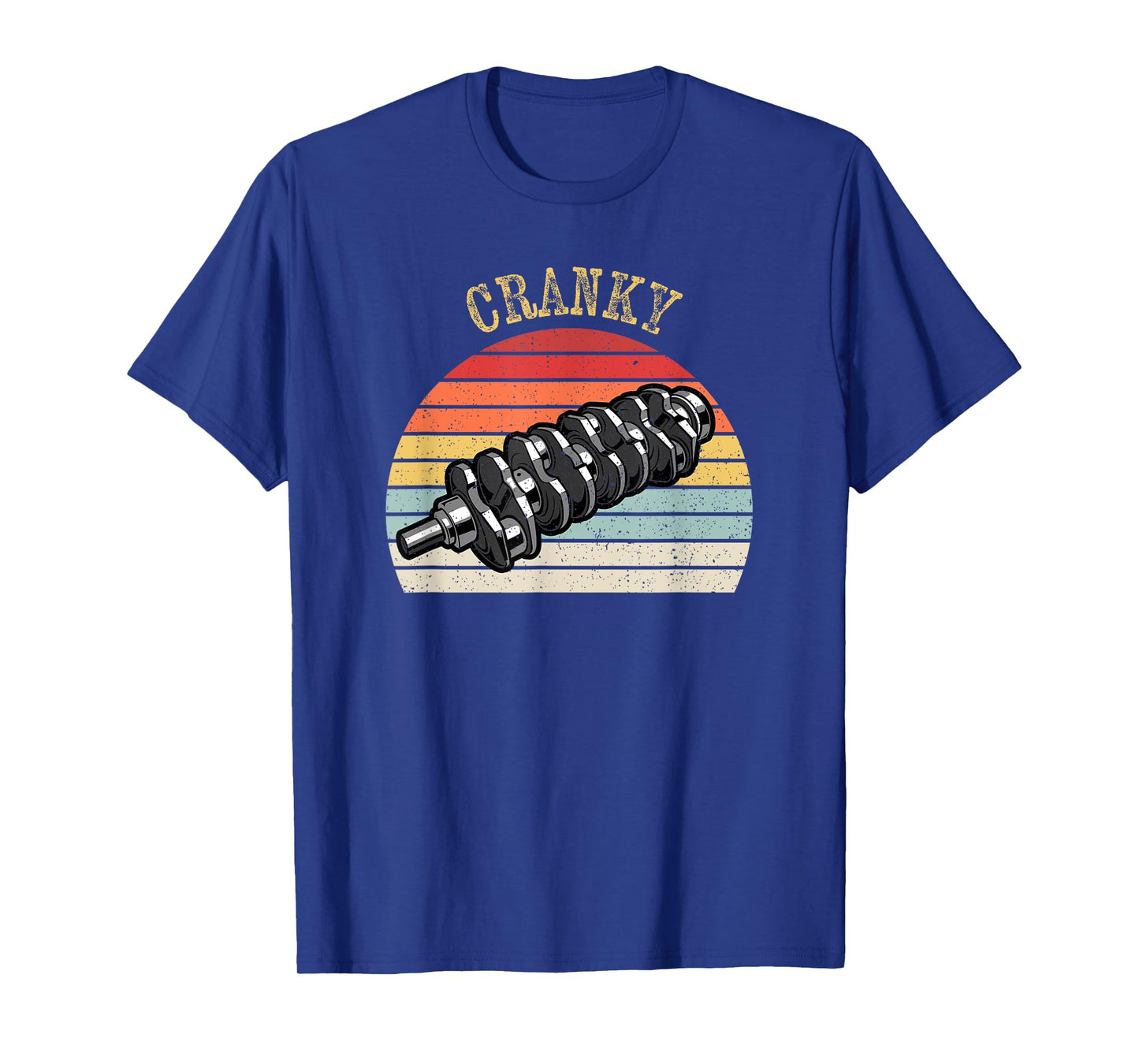 Cranky Car Engine Crankshaft Cars Mechanics Father's Day T-Shirt