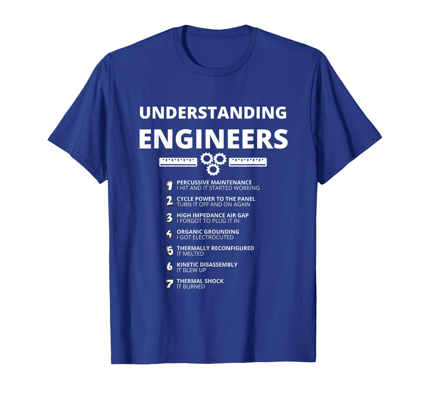Awesome Engineering Shirts - Understanding Engineers Funny Sarcastic Engineering Gift T-Shirt