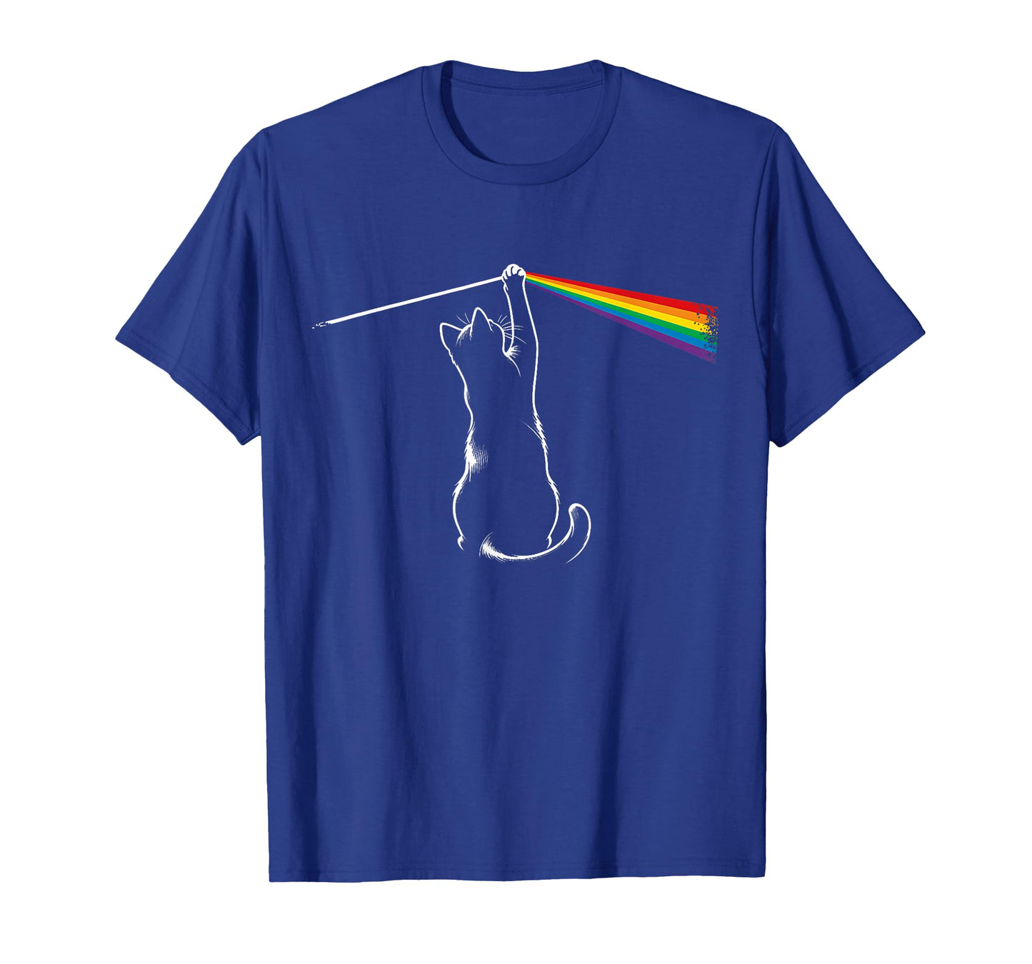 Playing with Light Cat Gift Men Kids Women Funny Cat T-Shirt