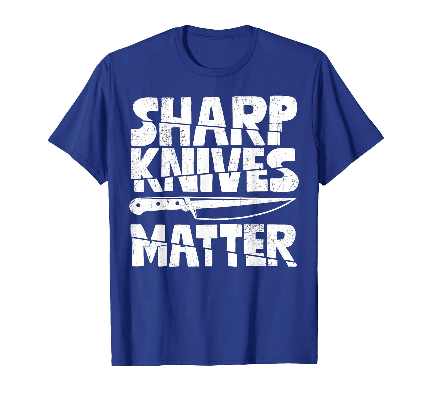 Chef Sharp Knives Matter Funny Cook Culinary Vintage T-Shirt