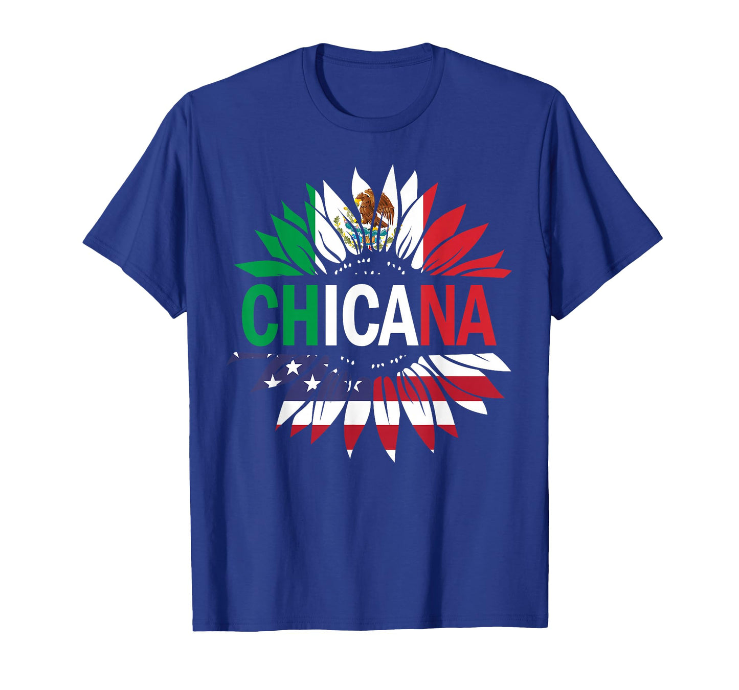 Chicana-Shirt Men Women Kids Girls Boys Mexican USA Flag T-Shirt