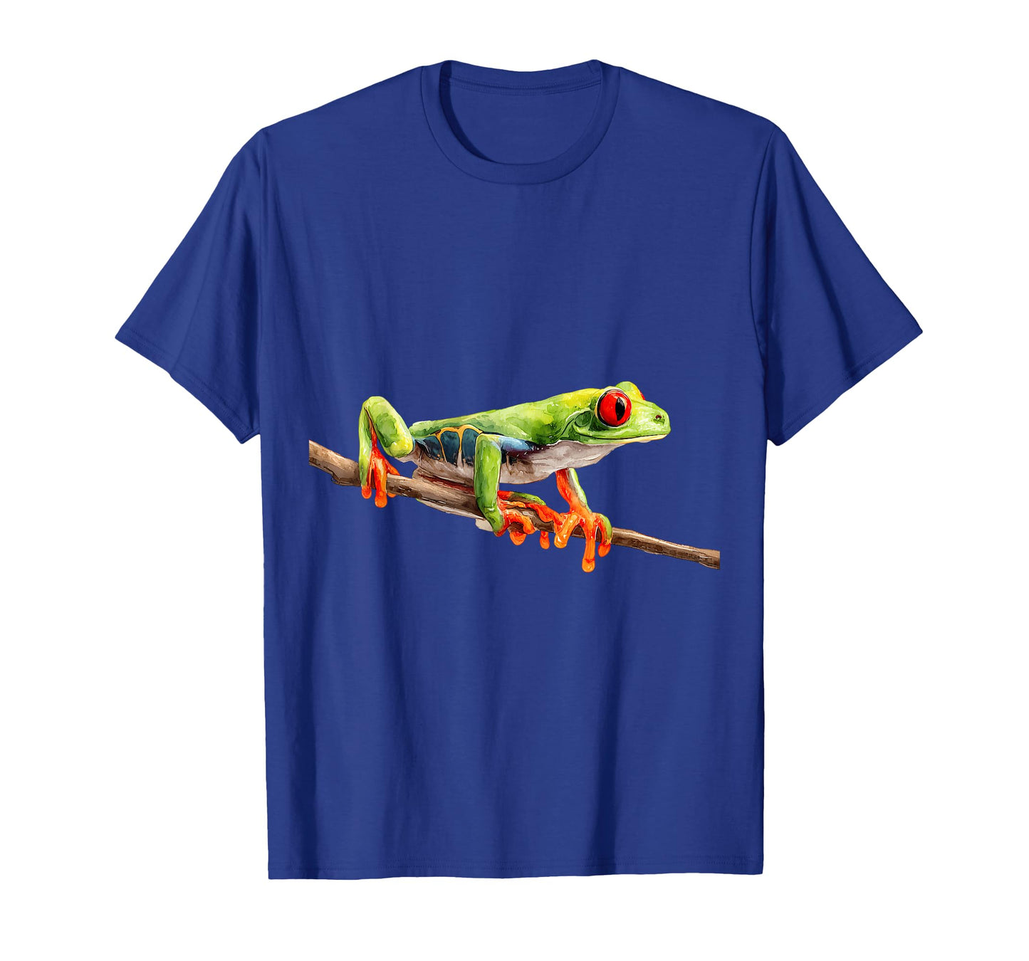 Green Body Tree Frog Rainforest Amphibian Red Eyed Tree Frog T-Shirt