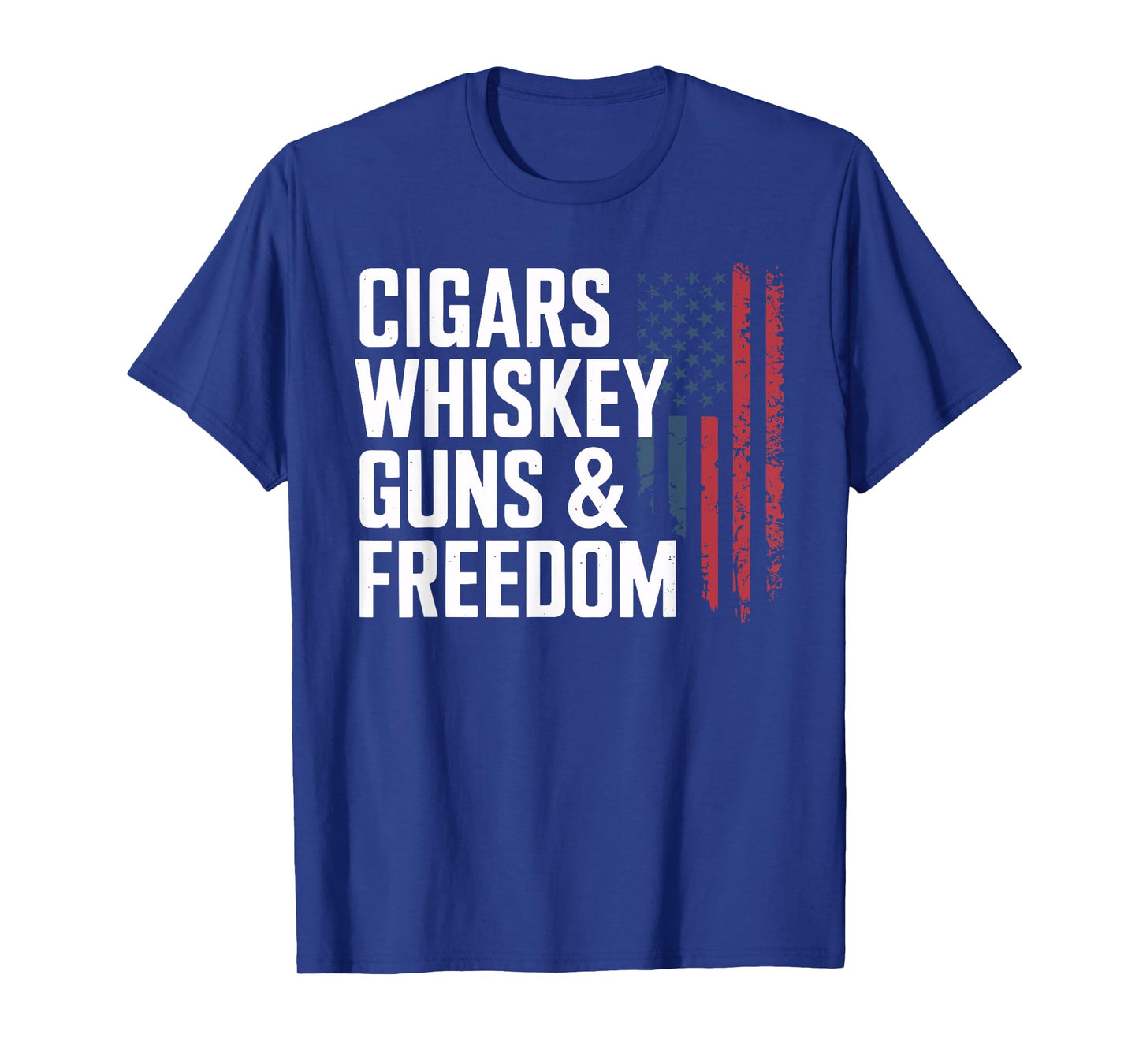 Cigars Whiskey Guns and Freedom T shirt Cigars T-Shirt