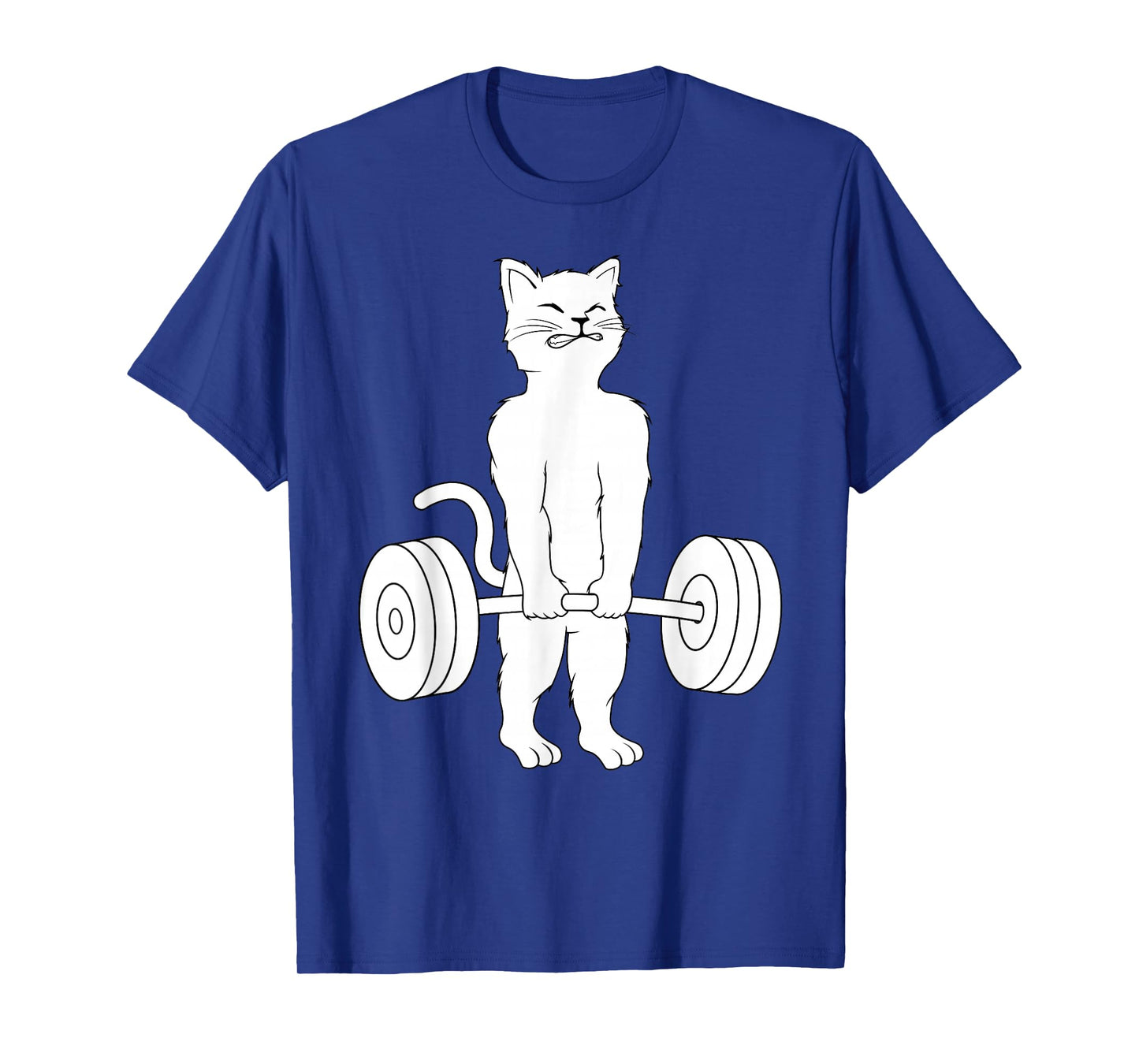 Cat Deadlift Shirt Powerlifting Kitty Tee Weightlifting Cat T-Shirt