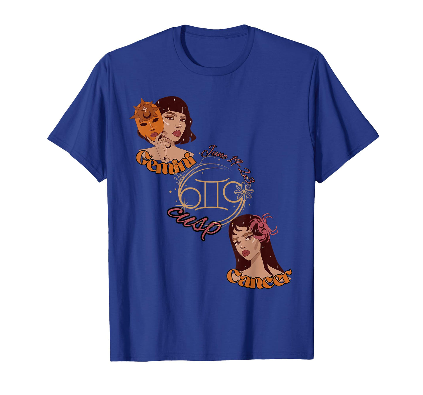 Gemini Cancer Zodiac Sign Cusp June 19-23 Astrology Birthday T-Shirt