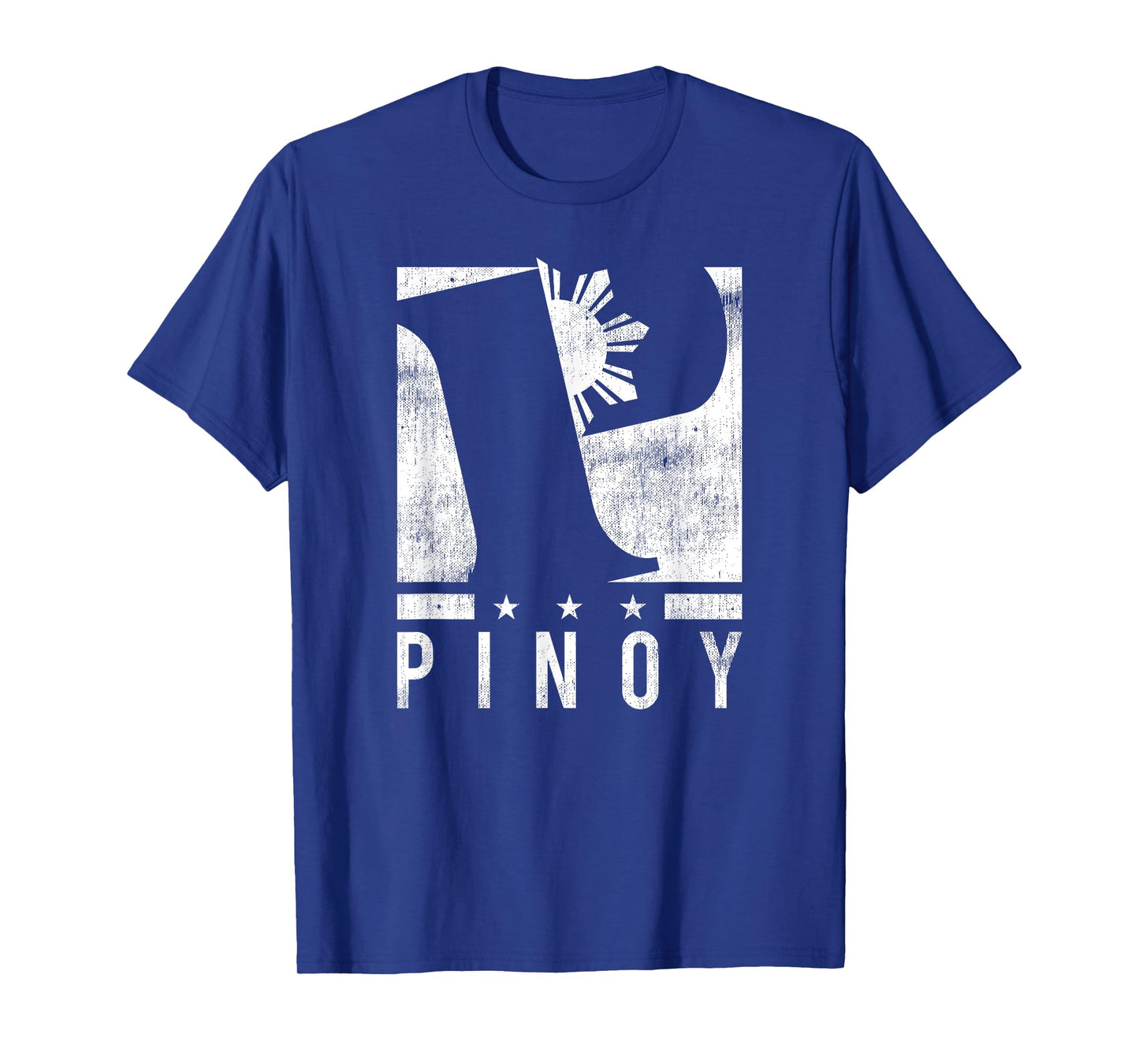 Cool Distressed Filipino P Logo T-Shirt - Pinoy P Tee T-Shirt