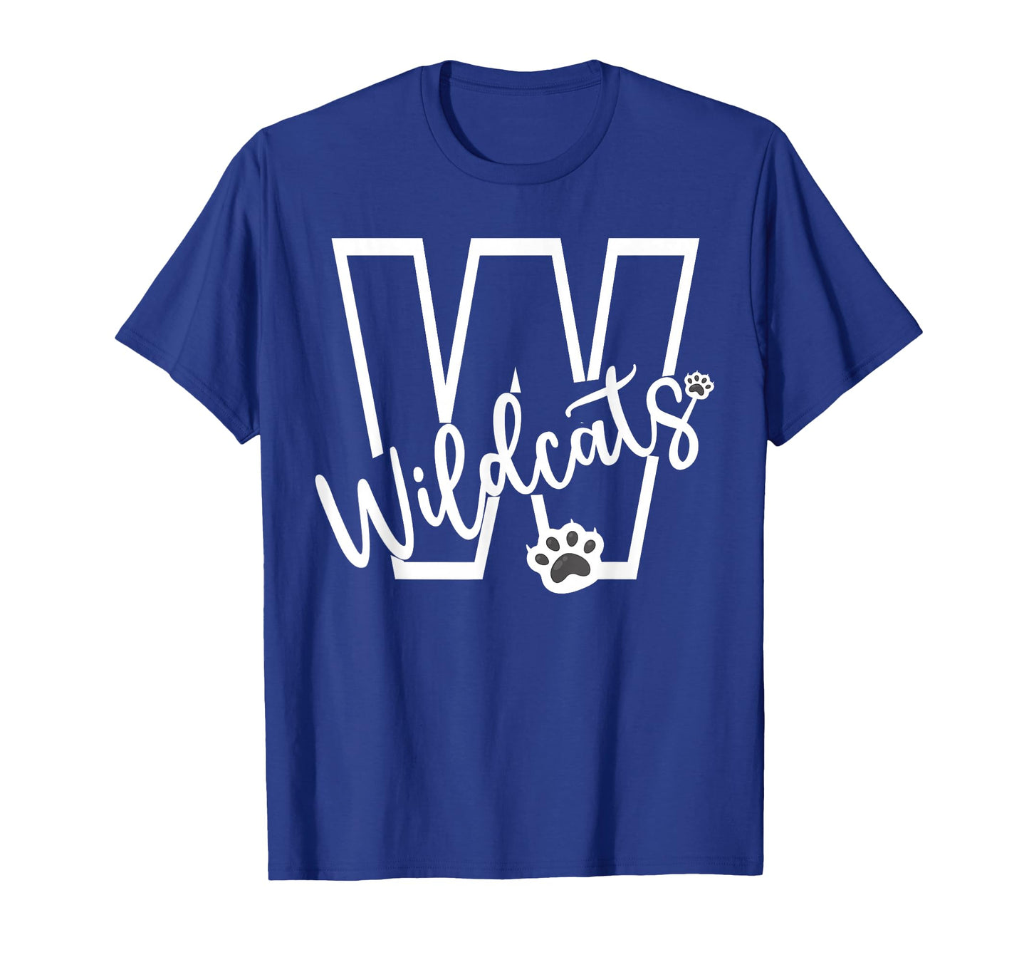 Wildcats School Sports Fan Team Spirit Football Baseball T-Shirt