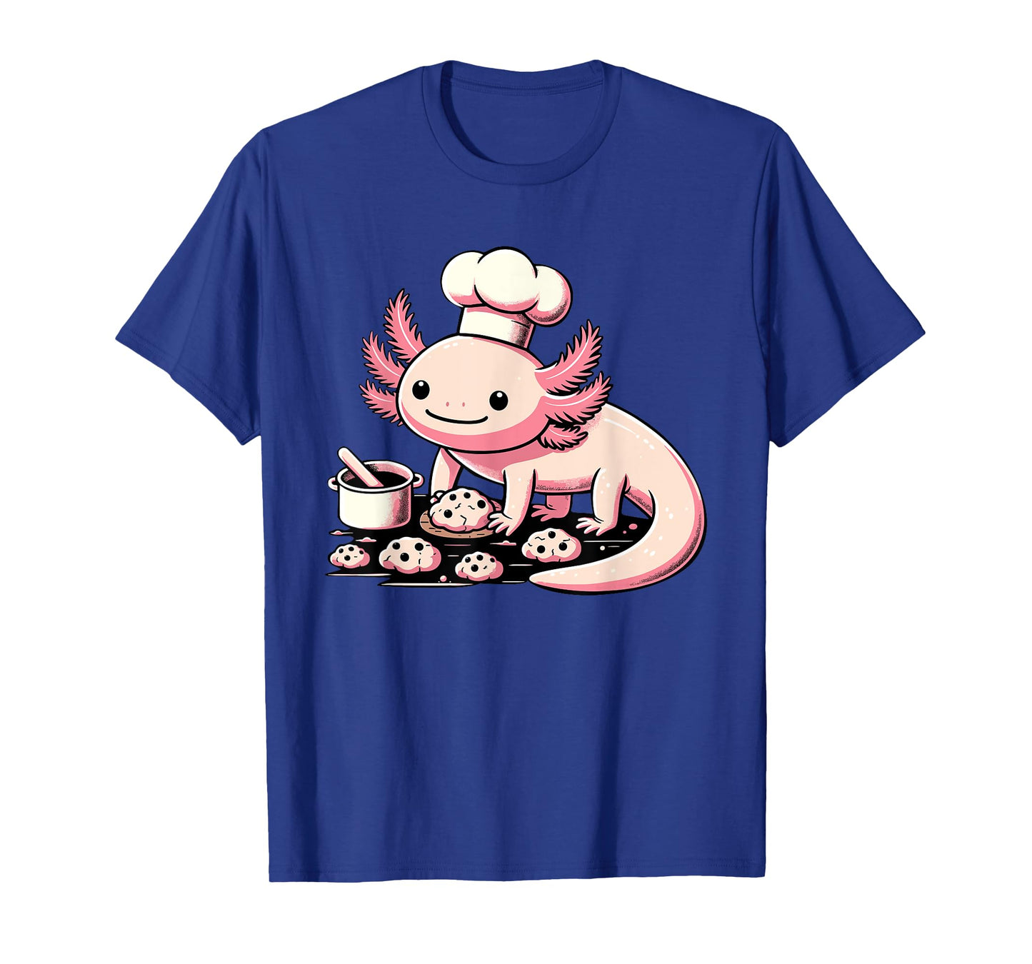 Axolotl Baking Cookies Chocolate Lover Cookie Baker T-Shirt