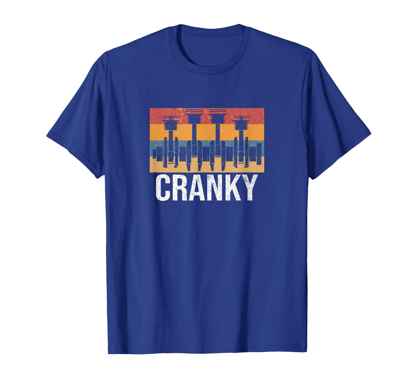 Cranky Car Engine Crankshaft Cars Lover Mechanics Father Day T-Shirt