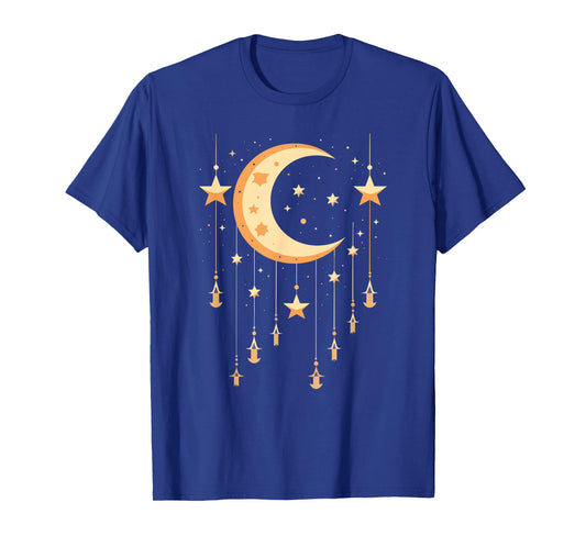 Galaxy Night Sky Moon Lunar Stars Love T-Shirt
