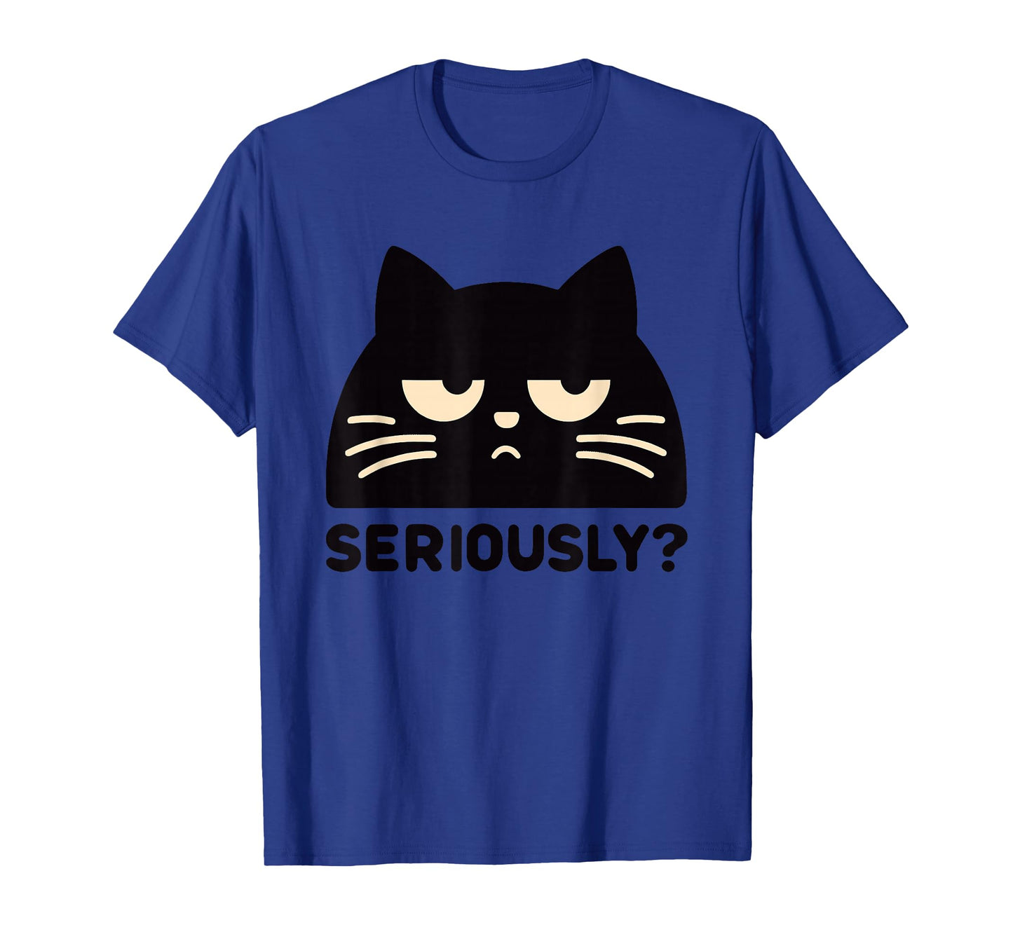 Annoyed Cat Seriously Cat Sarcastic Rolling Eyes Kawaii Cat T-Shirt