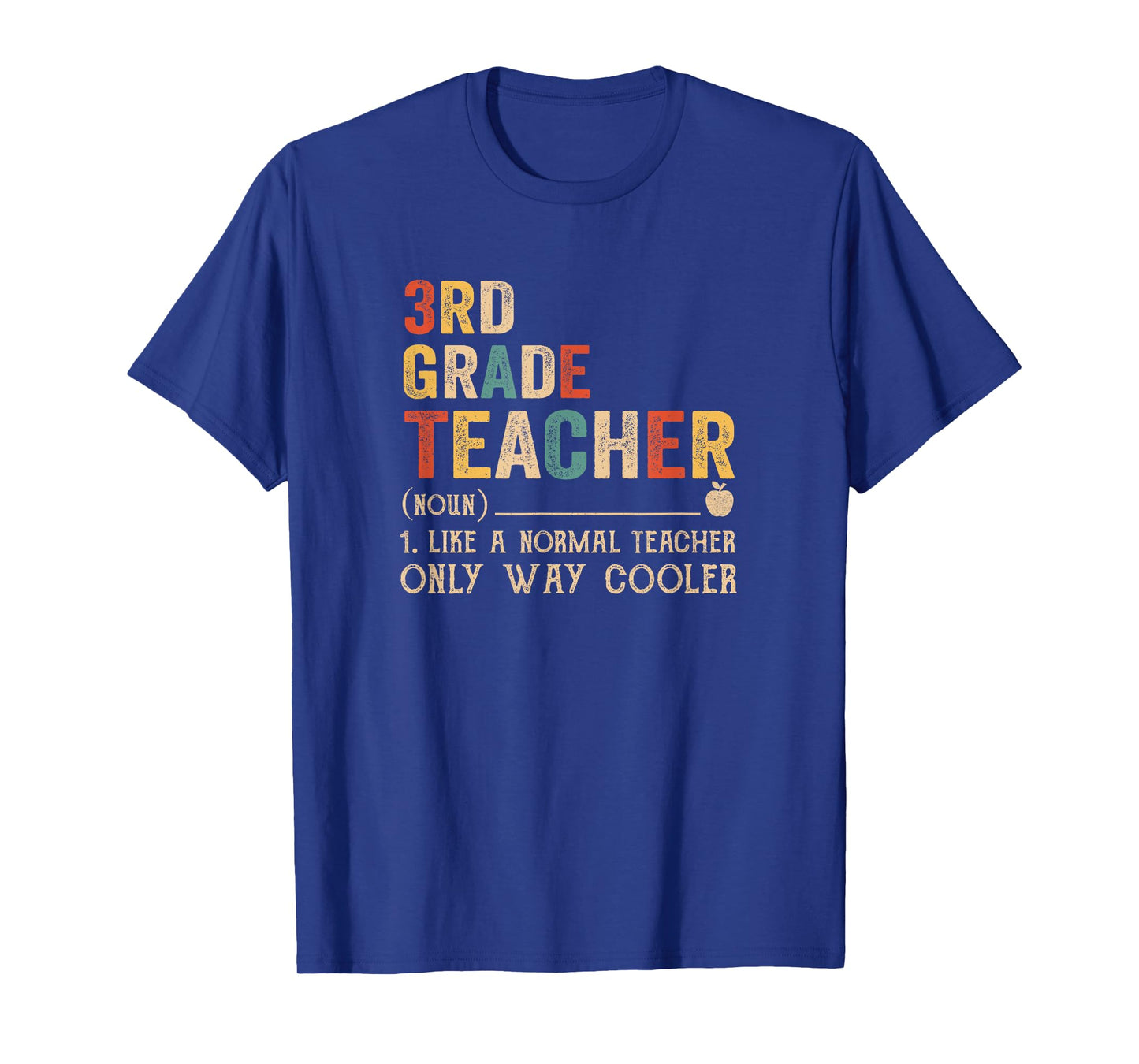 3Rd Grade Teacher Definition Funny Back To School First Day T-Shirt